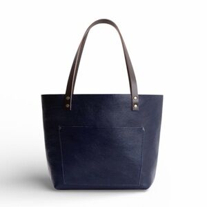 PORTLAND LEATHER Limited Edition Tote Cobalt Bag